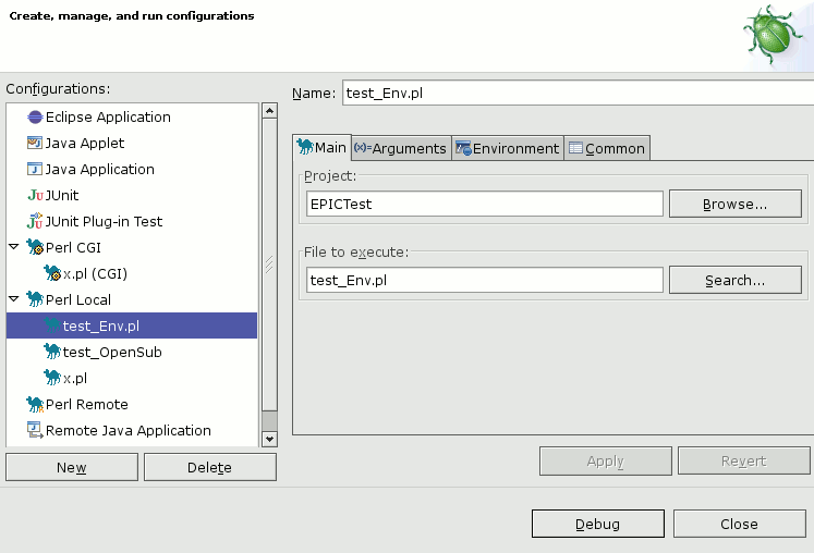 Perl Local Dialog