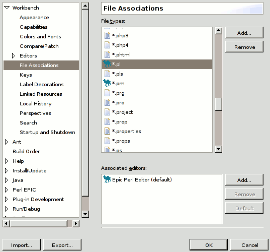 File Associations