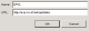 Add Update Site...